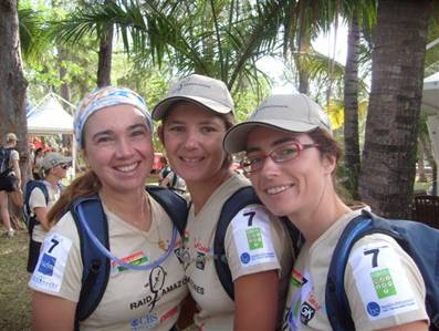CHARLOTTE, CARINE et CHRISTELLE  la Runion