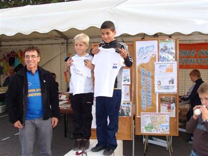 Podium course SportIdent dans la Maison Quartier St Jacques