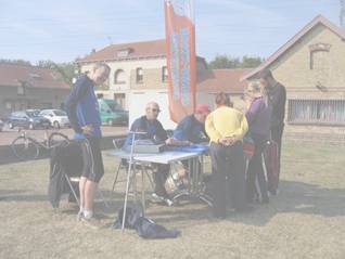 La table d'accueil
