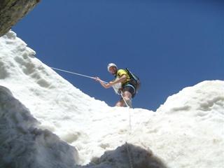 Yoann en belle posture au Corsica Raid