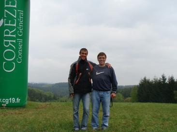 Fabien et Jean-Paul en Correze au CFC